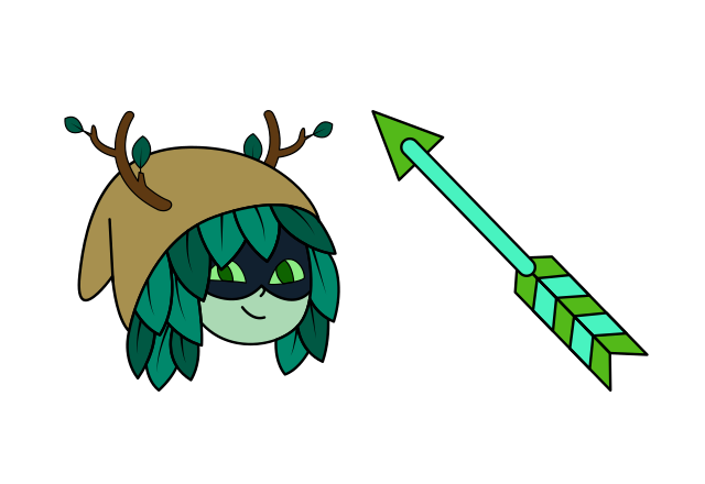 Huntress Wizard Custom Cursor for Chrome from Adventure Time Cursors Collection