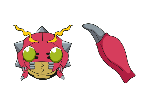 Tentomon Custom Cursor for Chrome from Digimon Cursors Collection