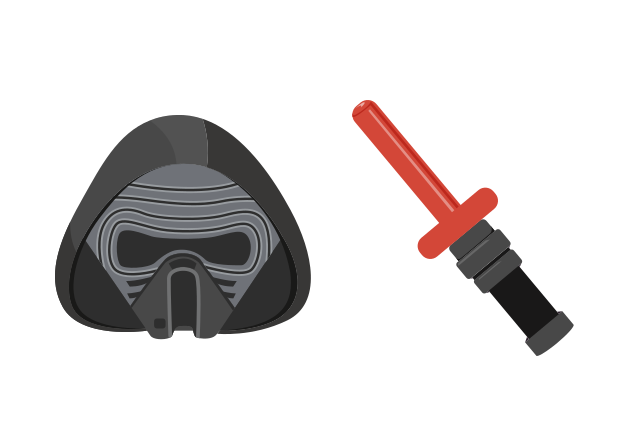 Kylo Ren Custom Cursor for Chrome from Star Wars Cursors Collection