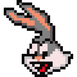 Bugs Bunny Pixel Cute Cursor Pointer