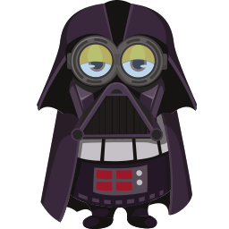 Minion Darth Vader Character Cute Cursor Pointer