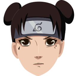 Naruto Tenten Cute Cursor Pointer