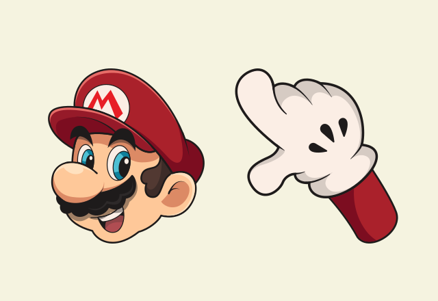 Super Mario Cat Mario and Super Bell cursor – Custom Cursor