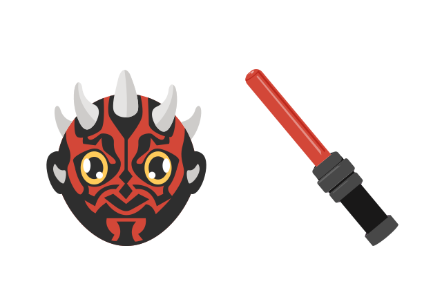 Darth Maul Custom Cursor for Chrome from Star Wars Cursors Collection