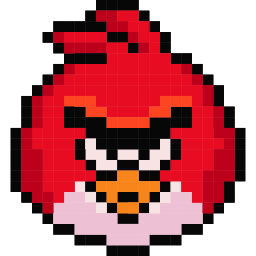 Angry Birds Pixel Cute Cursor Pointer