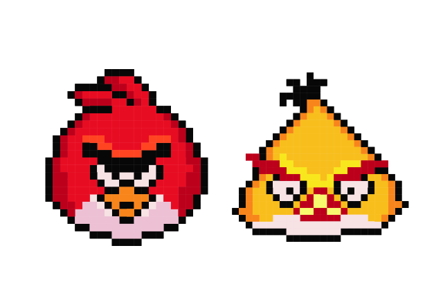 Angry Birds Pixel Custom Cursor for Chrome from Cute Pixel Cursors Collection