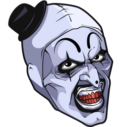 Terrifier custom cursor from Horror Villains Cursors Collection Pointer