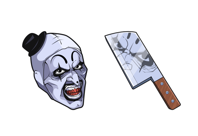 Terrifier Custom Cursor for Chrome from Horror Villains Cursors Collection