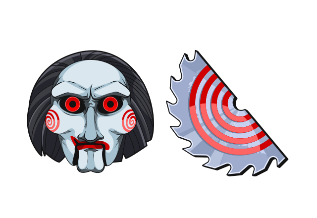 Billy the Puppet Custom Cursor for Chrome from Horror Villains Cursors Collection