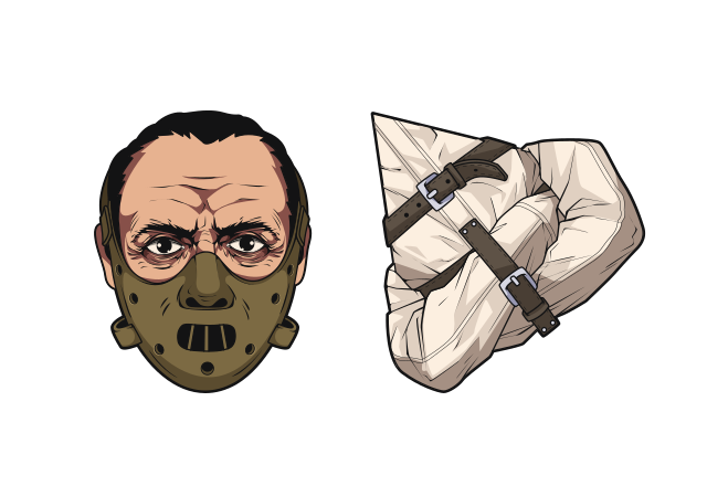 Hannibal Lecter Custom Cursor for Chrome from Horror Villains Cursors Collection