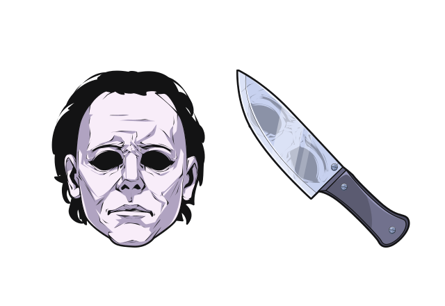 Michael Myers Custom Cursor for Chrome from Horror Villains Cursors Collection