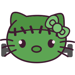 Halloween Frankenstein Kitty Cute Cursor Pointer