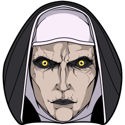 The Nun custom cursor from Horror Villains Cursors Collection Pointer