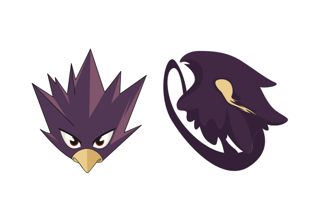 Fumikage Tokoyami Custom Cursor for Chrome from My Hero Academia Cursors Collection