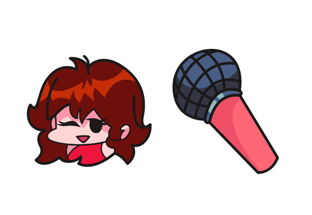 FNF Girlfriend Custom Cursor for Chrome from Friday Night Funkin Cursors Collection