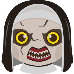Halloween The Nun Demonic Cute Cursor Pointer