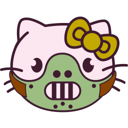 Hello Kitty Hannibal Lecter Cute Cursor Pointer
