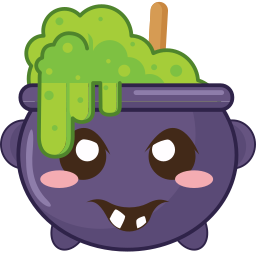 Halloween Potion Cauldron and Poison Cute Cursor Pointer