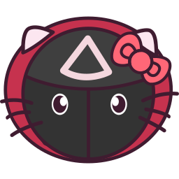 Hello Kitty Squid Game Soldier Cute Cursor Pointer