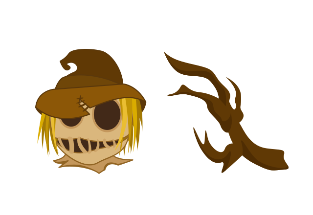 Scarecrow Custom Cursor for Chrome from Halloween Cursors Collection
