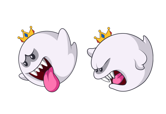 King Boos Custom Cursor for Chrome from Video Games Cursors Collection