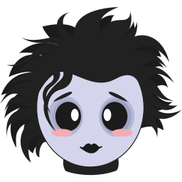 Halloween Edward Scissorhands Cute Cursor Pointer
