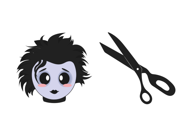 Edward Scissorhands Custom Cursor for Chrome from Halloween Cursors Collection