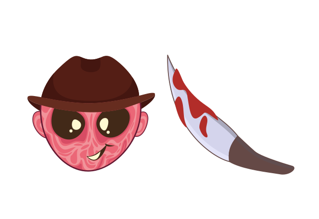 Freddy Krueger Custom Cursor for Chrome from Halloween Cursors Collection