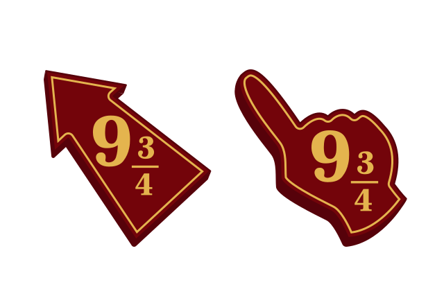 Platform 9 3/4 Custom Cursor for Chrome from Harry Potter Cursors Collection