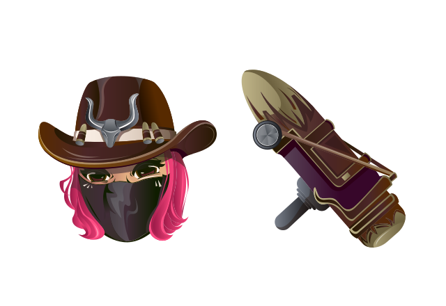 Calamity Custom Cursor for Chrome from Fortnite Cursors Collection