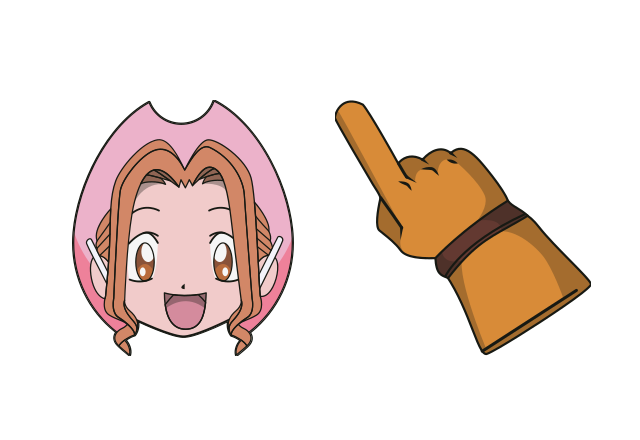 Mimi Tachikawa Custom Cursor for Chrome from Digimon Cursors Collection