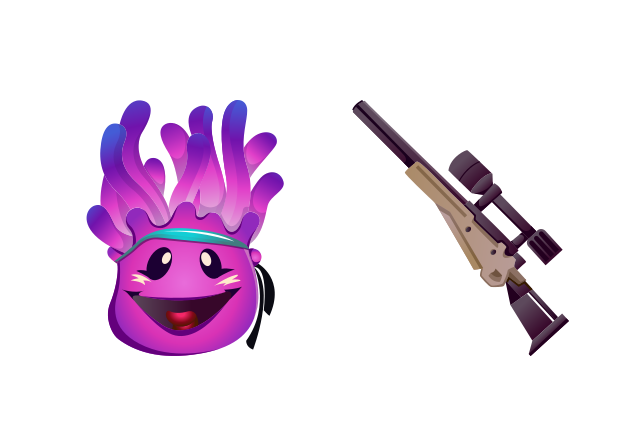 Jellie Custom Cursor for Chrome from Fortnite Cursors Collection