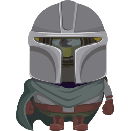 Cute Custom Cursor Minion Mandalorian Character Pointer