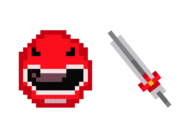 Red Power Ranger Pixel Custom Cursor for Chrome from Cute Pixel Cursors Collection