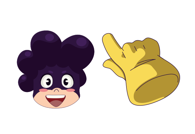 Minoru Mineta Custom Cursor for Chrome from My Hero Academia Cursors Collection