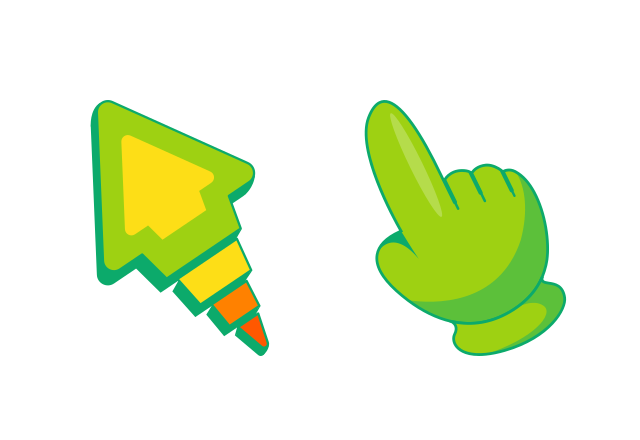 The Jolly Custom Cursor for Chrome from The Cursors Cursors Collection