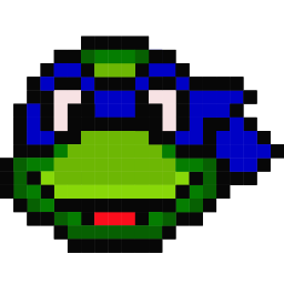Custom Cursor Cute Leonardo Ninja Turtles Pixel Pointer