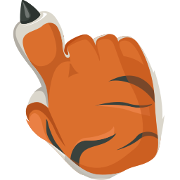 Circus Tiger Cute Cursor Pointer