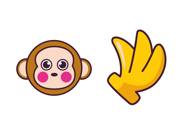 Monkichi Custom Cursor for Chrome from Hello Kitty Cursors Collection