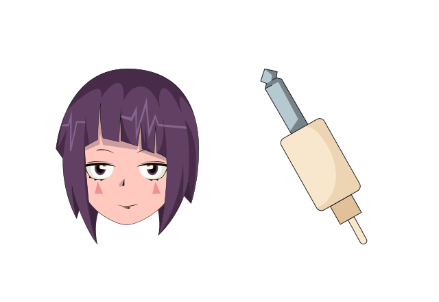 Kyoka Jiro Custom Cursor for Chrome from My Hero Academia Cursors Collection