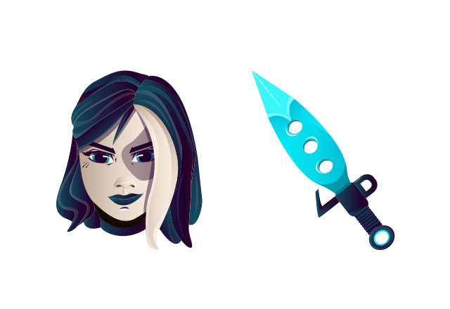 Domino Custom Cursor for Chrome from Fortnite Cursors Collection