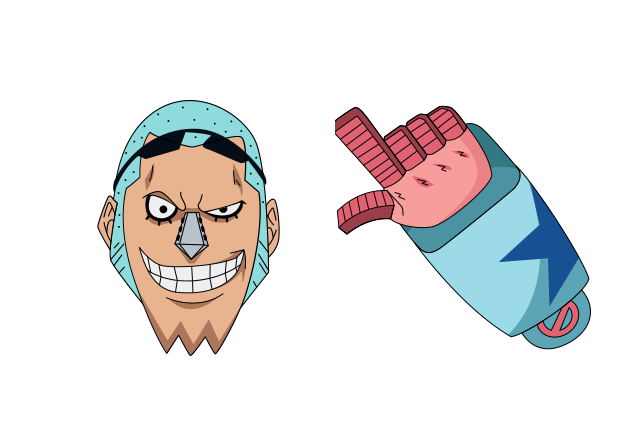 Franky Custom Cursor for Chrome from One Piece Cursors Collection