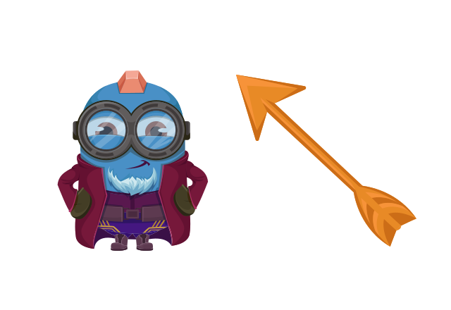 Minion Yondu Character Custom Cursor for Chrome from Minions Cursors Collection