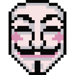 Custom Cursor Cute The Guy Fawkes Mask Pixel Pointer