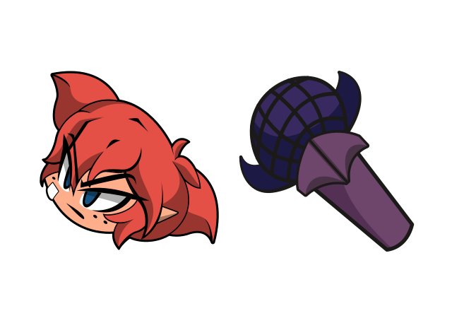 FNF Beebz Custom Cursor for Chrome from Friday Night Funkin Cursors Collection