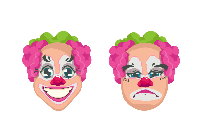 Clown Custom Cursor for Chrome from Circus Cursors Collection