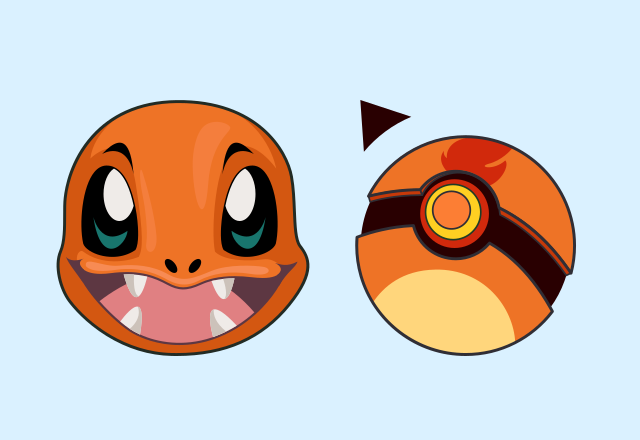 Custom Cursor Cute Charmander from Pokemon