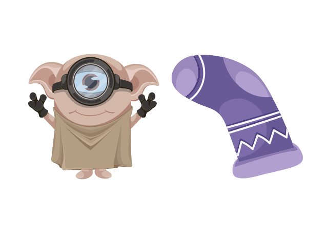 Minion Dobby Character Custom Cursor for Chrome from Minions Cursors Collection