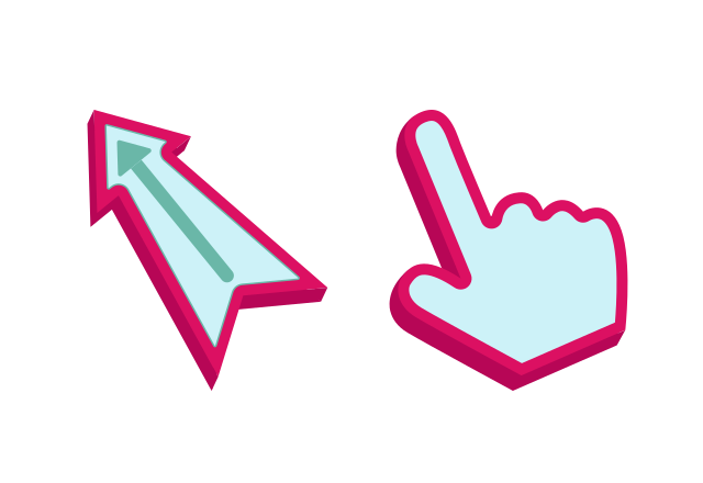 The Red Line Custom Cursor for Chrome from The Cursors Cursors Collection
