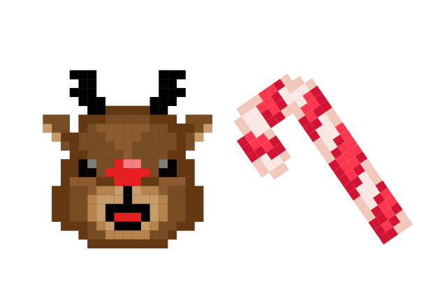 Reindeer Pixel Custom Cursor for Chrome from Cute Pixel Cursors Collection